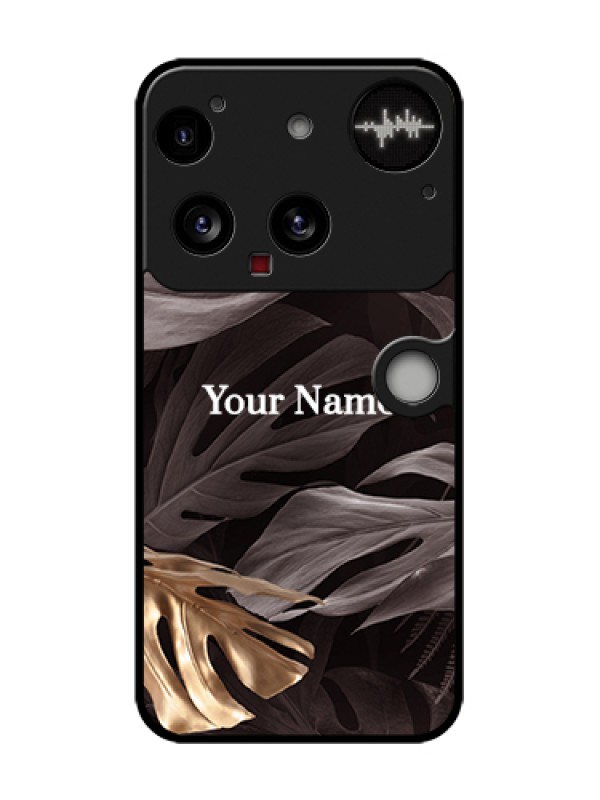 Custom Nothing Phone 3 5G Custom Metal Phone Case - Wild Leaves Digital Paint Design