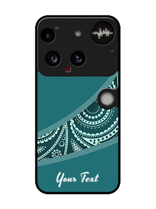 Custom Nothing Phone 3 5G Custom Metal Phone Case - Semi Visible Floral Design