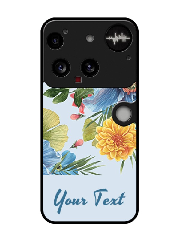 Custom Nothing Phone 3 5G Custom Metal Phone Case - Stunning Watercolored Flowers Painting Design