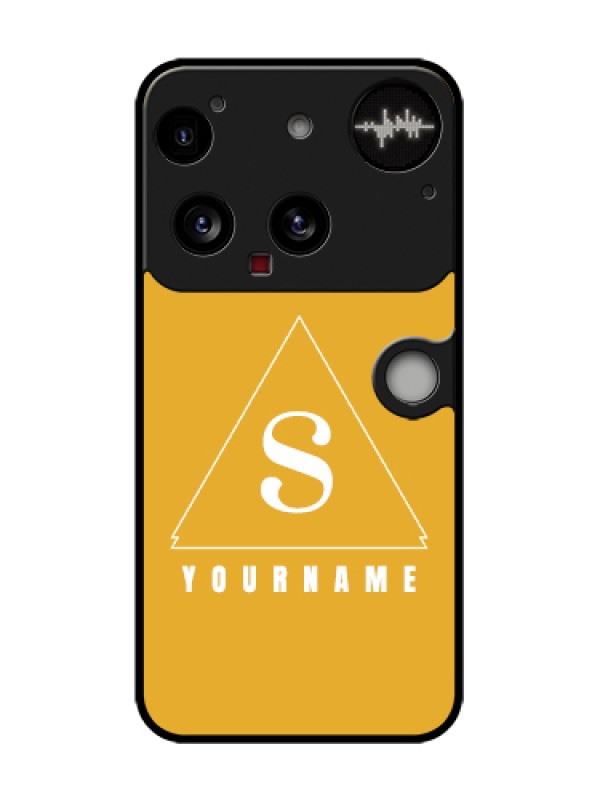 Custom Nothing Phone 3 5G Custom Metal Phone Case - Simple Triangle Design