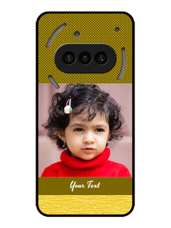 Custom Nothing Phone 3A 5G Custom Metal Phone CaseStylish Floral Design