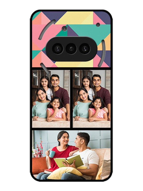 Custom Nothing Phone 3A 5G Custom Metal Phone CaseWater Colors Floral Design