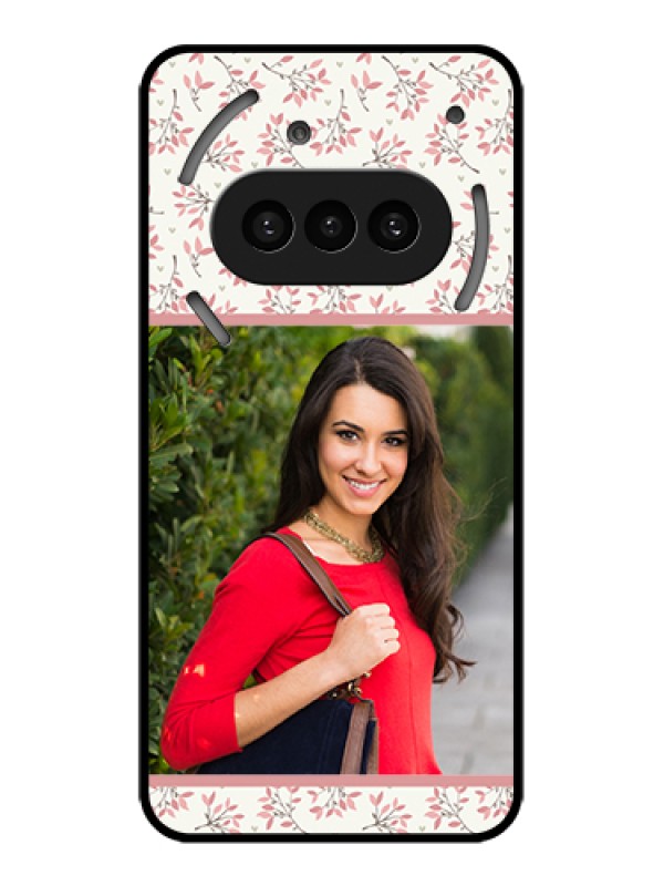 Custom Nothing Phone 3A 5G Custom Metal Phone CaseWomen With Pink Hat Design