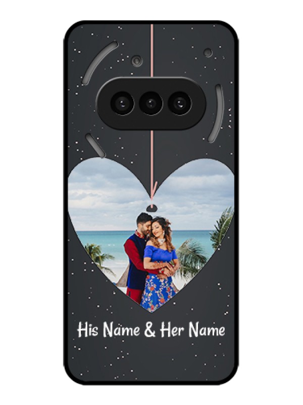 Custom Nothing Phone 3A 5G Custom Metal Phone CaseFloating Hearts Design