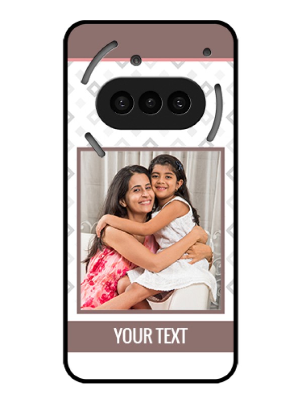 Custom Nothing Phone 3A 5G Custom Metal Phone CaseAttractive Floral Pattern Design