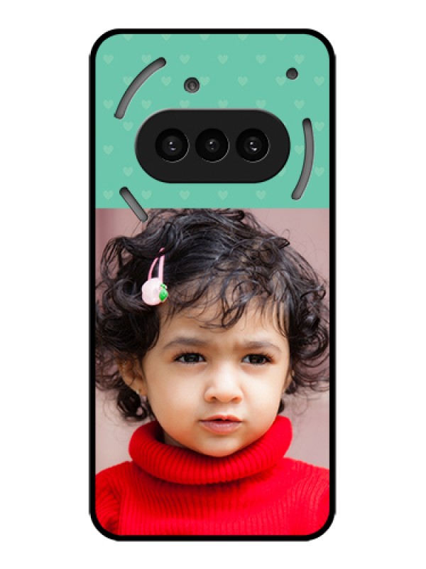 Custom Nothing Phone 3A 5G Custom Metal Phone CaseSemi Visible Floral Design