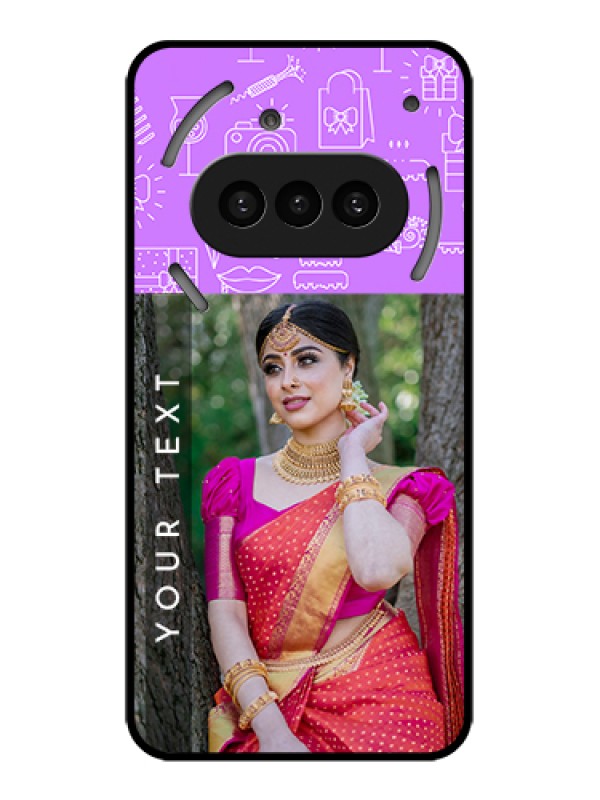 Custom Nothing Phone 3A 5G Custom Metal Phone CaseDual Tone Custom Text Design