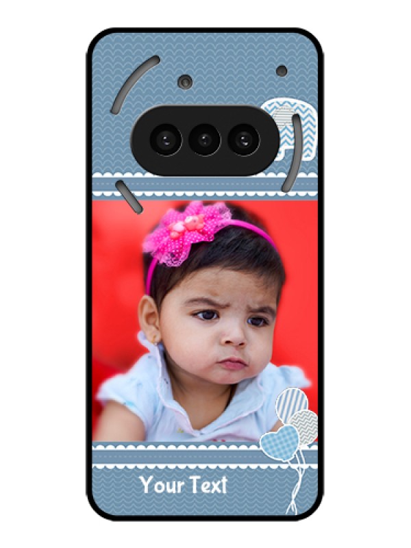 Custom Nothing Phone 3A 5G Custom Metal Phone CaseTricolor Custom Text Design