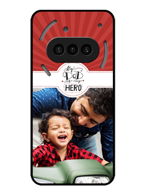 Custom Nothing Phone 3A 5G Custom Metal Phone Case - My Dad Hero Design