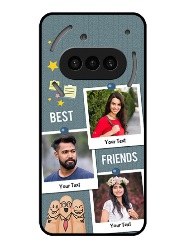 Custom Nothing Phone 3A 5G Custom Metal Phone Case - Sticky Frames And Friendship Design