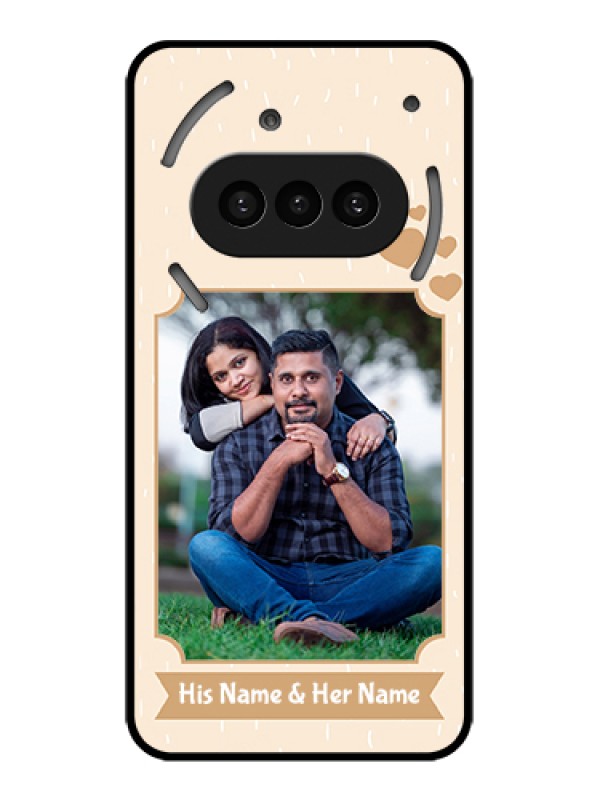 Custom Nothing Phone 3A 5G Custom Metal Phone Case - With Confetti Love Design