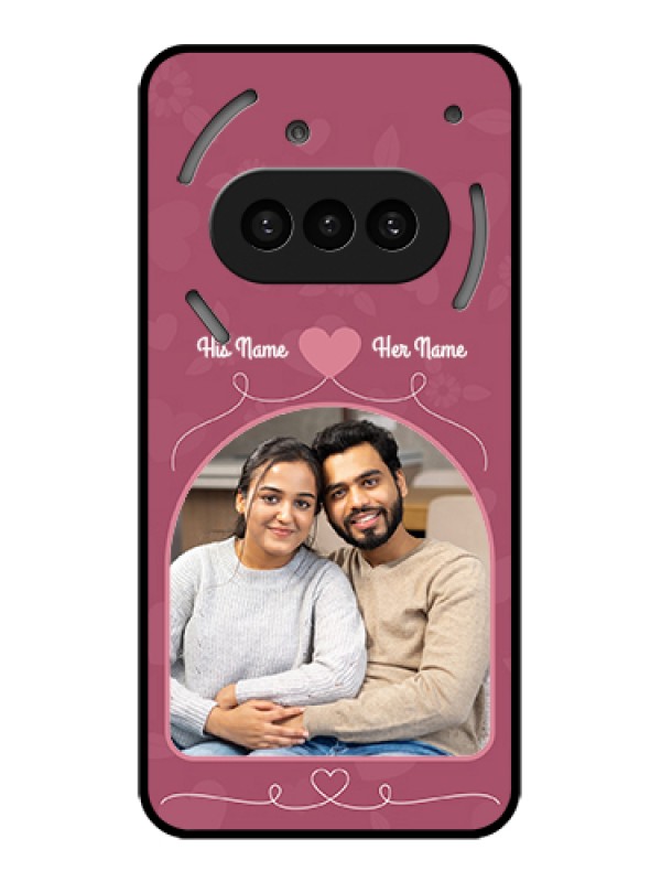 Custom Nothing Phone 3A 5G Custom Metal Phone Case - Love Floral Design