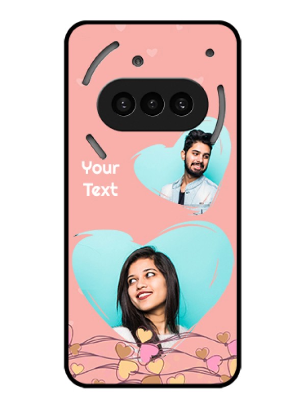 Custom Nothing Phone 3A 5G Custom Metal Phone CaseLove Symbols Design