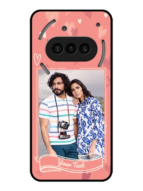 Custom Nothing Phone 3A 5G Custom Metal Phone CaseWhite Dotted Design