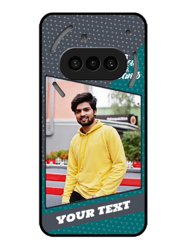 Custom Nothing Phone 3A 5G Custom Metal Phone CaseRed Pattern Case Design