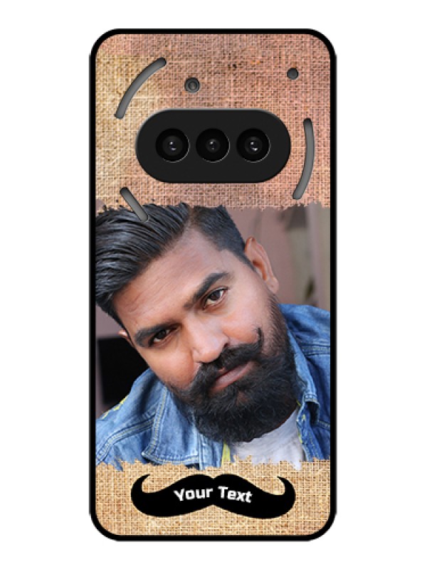 Custom Nothing Phone 3A 5G Custom Metal Phone CasePink Color Pattern Design