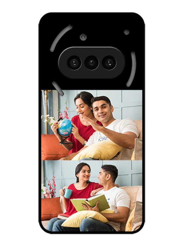 Custom Nothing Phone 3A 5G Custom Metal Phone CaseSimple Green Color Design