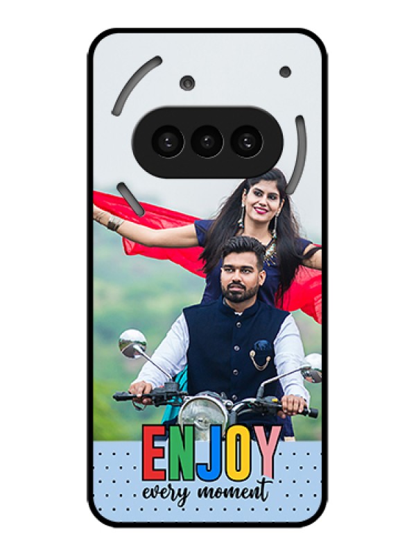 Custom Nothing Phone 3A 5G Custom Metal Phone CaseViolet Color Pattern Design