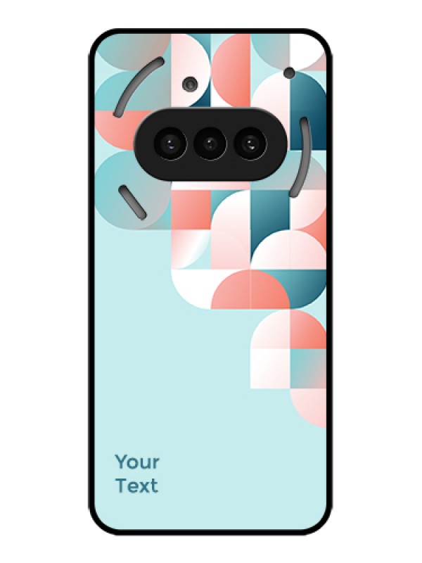 Custom Nothing Phone 3A 5G Custom Metal Phone CaseSimple Blue Color Design