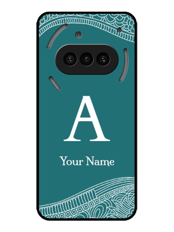 Custom Nothing Phone 3A 5G Custom Metal Phone CaseYellow Pattern Design