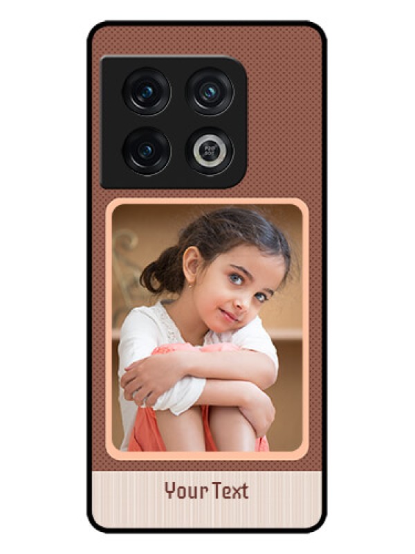 Custom OnePlus 10 Pro 5G Custom Metal Phone CaseSimple Pic Upload Design