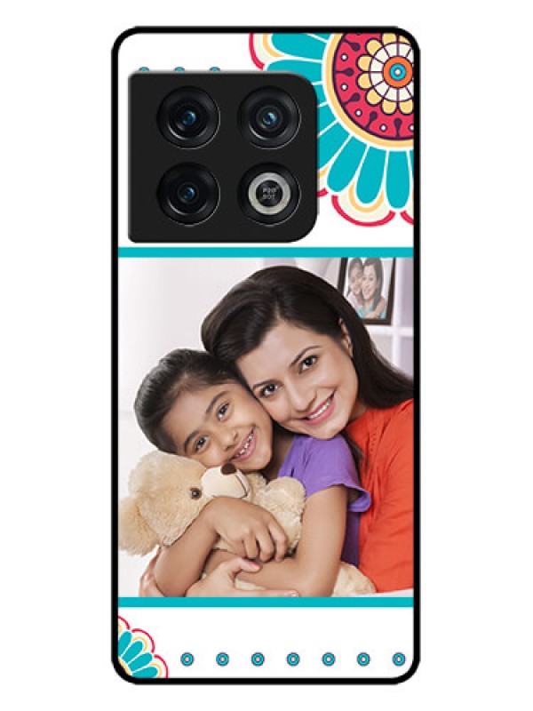 Custom OnePlus 10 Pro 5G Custom Metal Phone CaseFlower Design