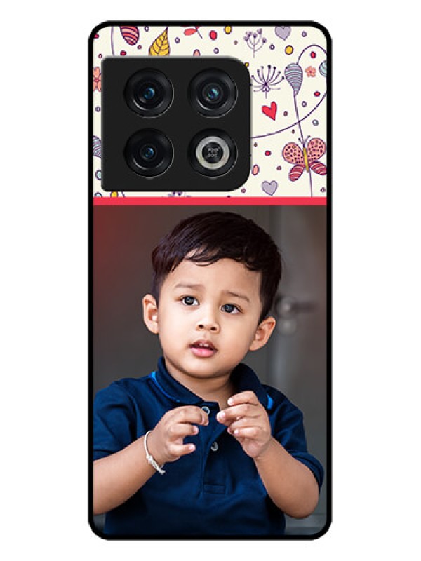 Custom OnePlus 10 Pro 5G Custom Metal Phone CasePremium Floral Design