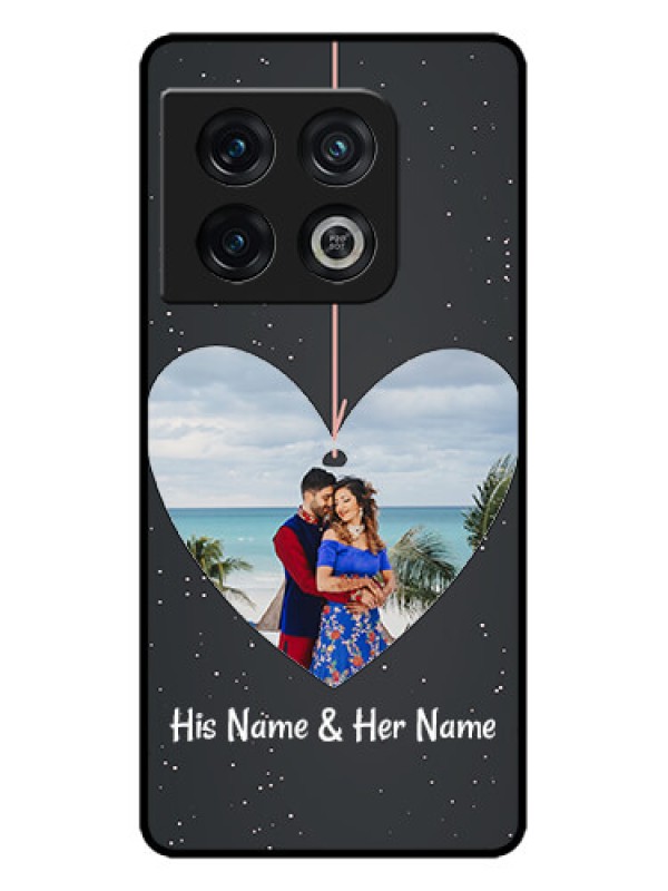 Custom OnePlus 10 Pro 5G Custom Metal Phone CaseHanging Heart Design