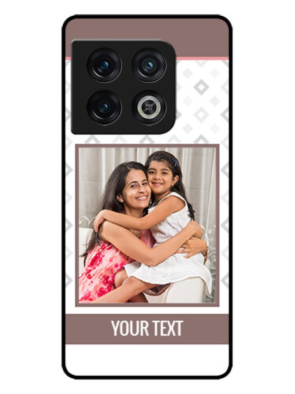 Custom OnePlus 10 Pro 5G Custom Metal Phone CaseSimple Diamond Design