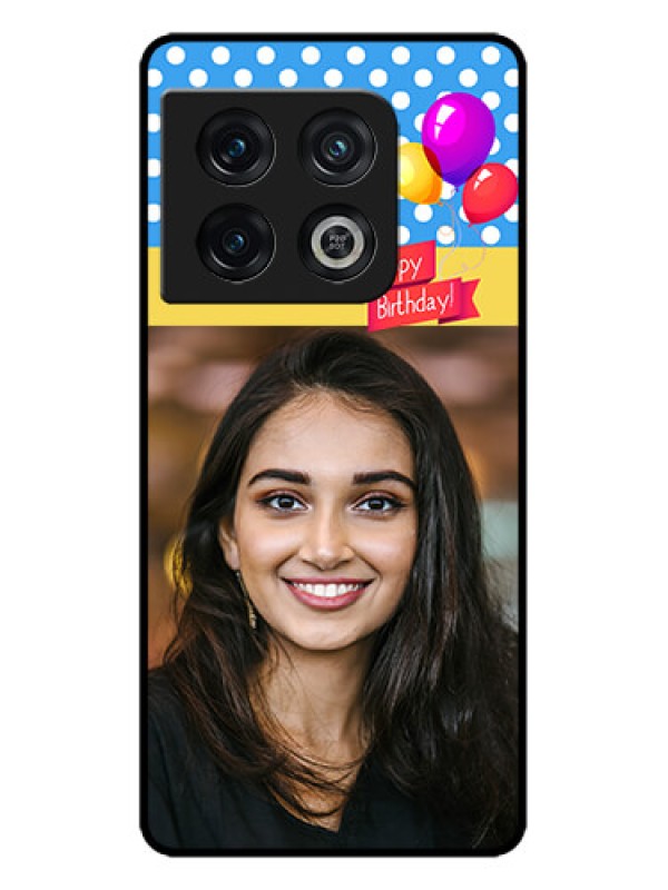 Custom OnePlus 10 Pro 5G Custom Metal Phone CaseHappy Birthday Design