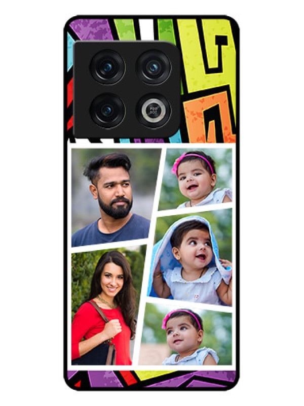 Custom OnePlus 10 Pro 5G Custom Metal Phone CaseGraffiti Pattern Design