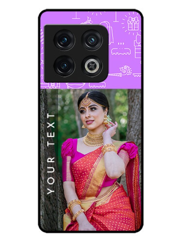 Custom OnePlus 10 Pro 5G Custom Metal Phone CaseBirthday Icons Design