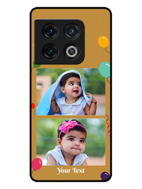 Custom OnePlus 10 Pro 5G Custom Metal Phone CaseImage Holder With Birthday Celebrations Design
