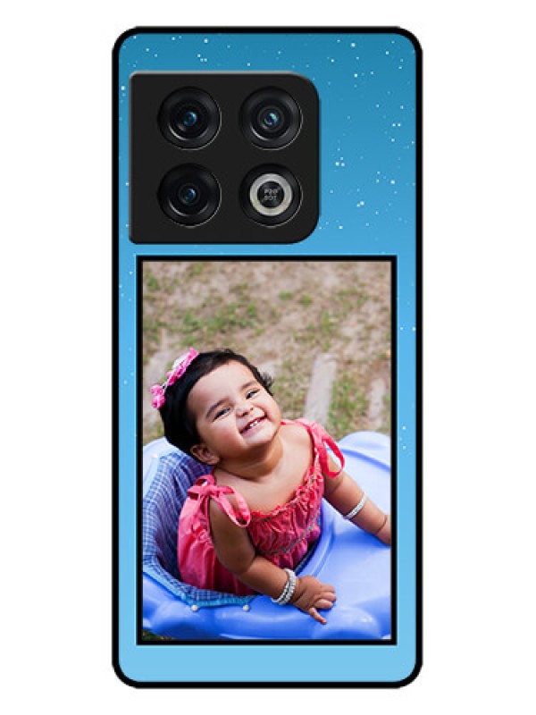 Custom OnePlus 10 Pro 5G Custom Metal Phone CaseWave Pattern Colorful Design