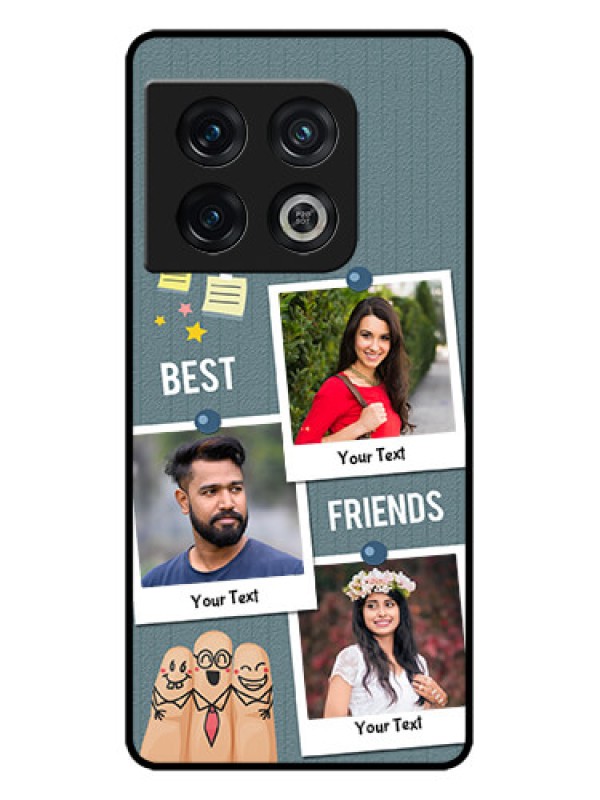Custom OnePlus 10 Pro 5G Custom Metal Phone CaseSticky Frames And Friendship Design
