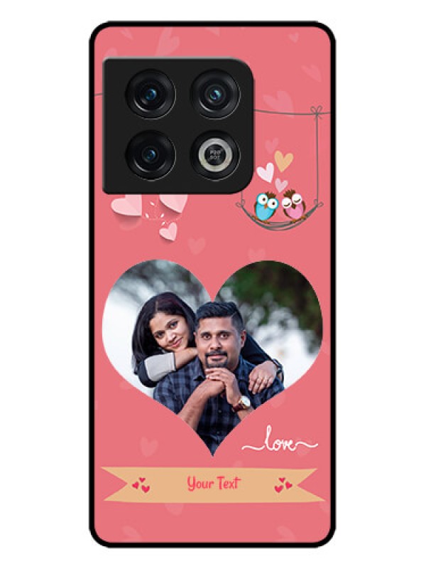 Custom OnePlus 10 Pro 5G Custom Metal Phone CasePeach Color Love Design