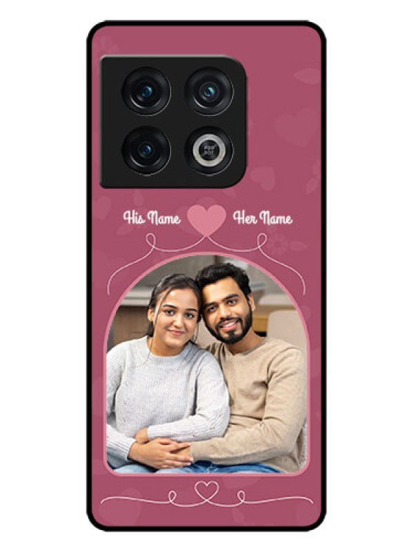 Custom OnePlus 10 Pro 5G Custom Metal Phone CaseLove Floral Design