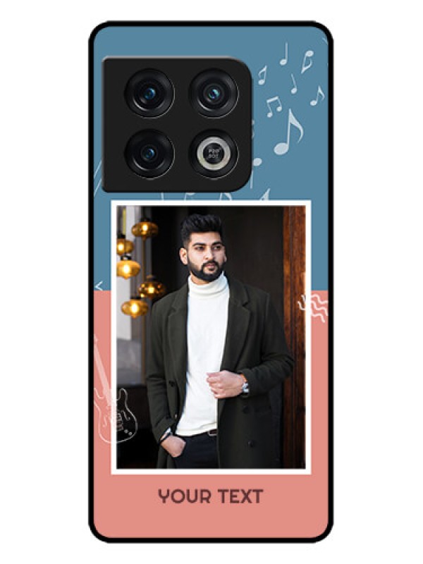 Custom OnePlus 10 Pro 5G Custom Metal Phone CaseWith Color Musical Note Design