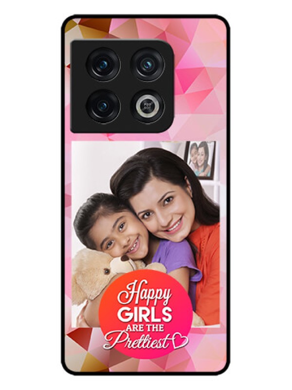 Custom OnePlus 10 Pro 5G Custom Metal Phone CaseAbstract Triangle Design