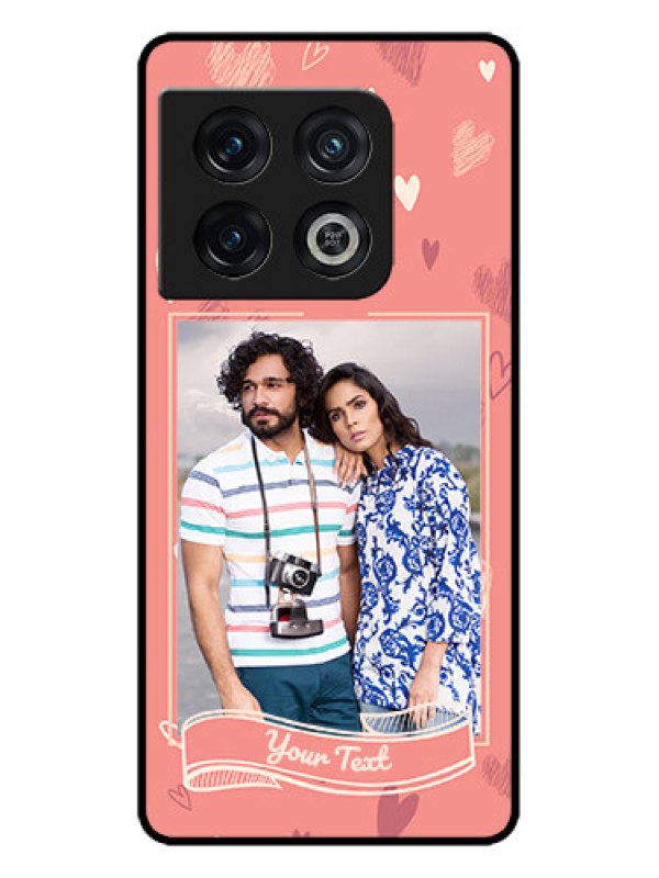 Custom OnePlus 10 Pro 5G Custom Metal Phone CaseLove Doodle Art Design