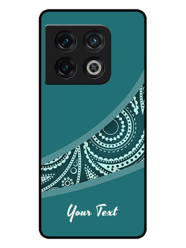 Custom OnePlus 10 Pro 5G Custom Metal Phone CaseSemi Visible Floral Design