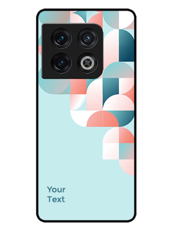 Custom OnePlus 10 Pro 5G Custom Metal Phone CaseStylish Semi - Circle Pattern Design