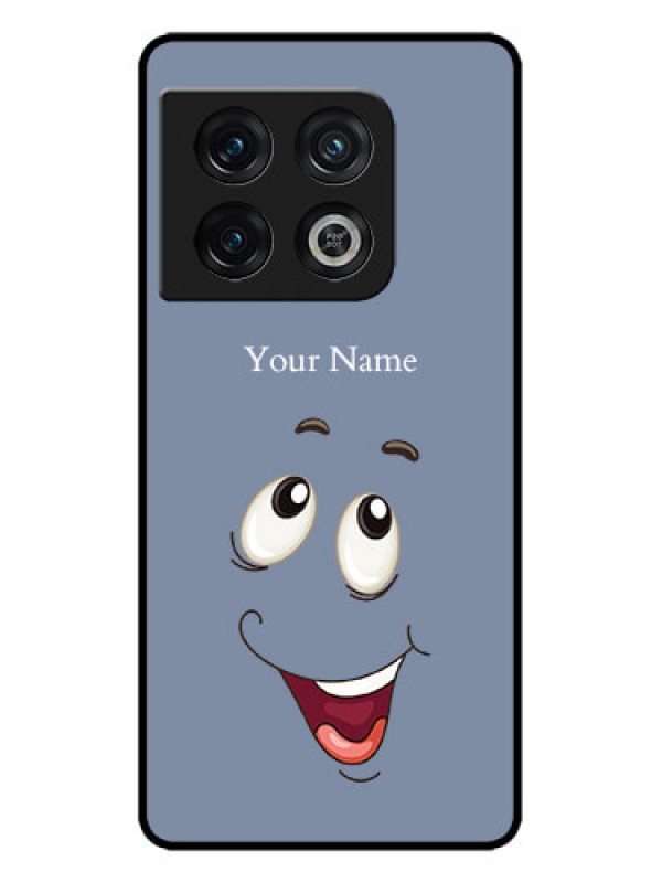 Custom OnePlus 10 Pro 5G Custom Metal Phone CaseLaughing Cartoon Face Design