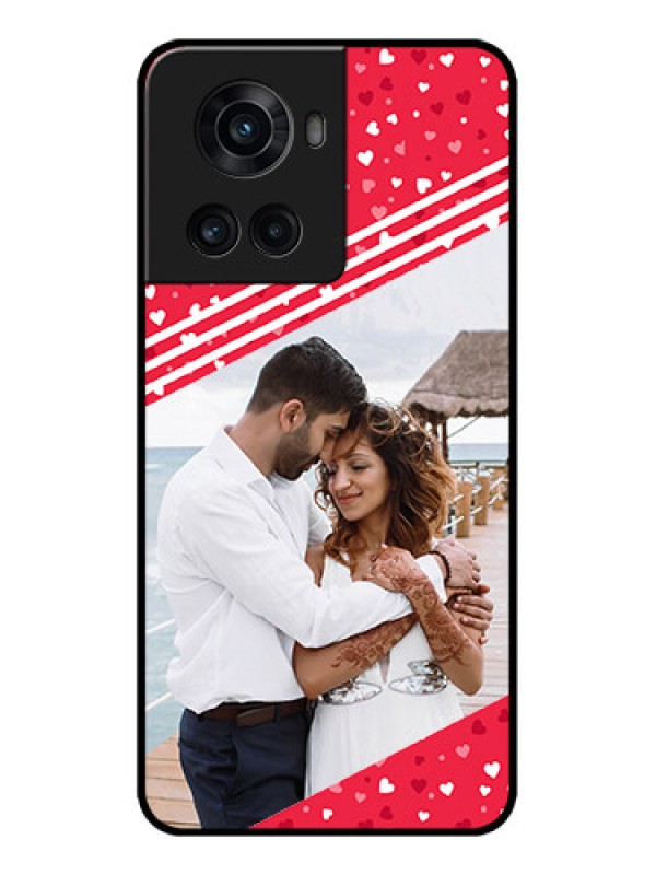 Custom OnePlus 10R 5G Custom Metal Phone CaseValentines Gift Design