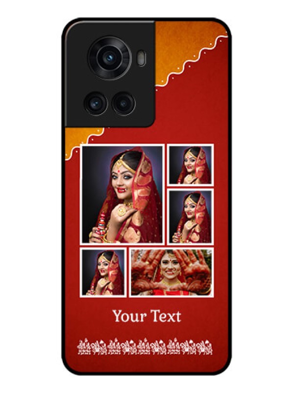 Custom OnePlus 10R 5G Custom Metal Phone CaseWedding Pic Upload Design