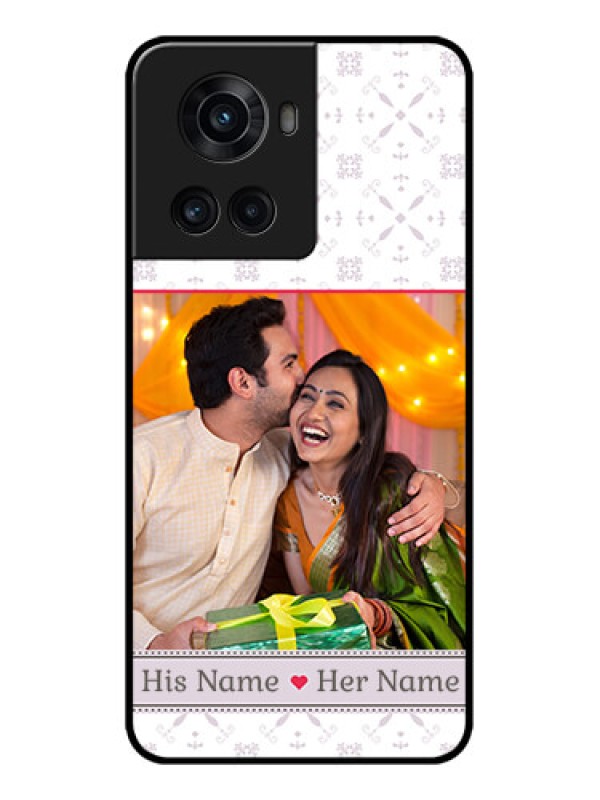 Custom OnePlus 10R 5G Custom Metal Phone CaseWith Photo And Ethnic Design