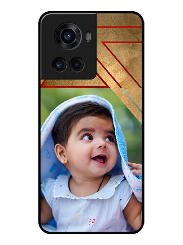 Custom OnePlus 10R 5G Custom Metal Phone CaseGradient Abstract Texture Design