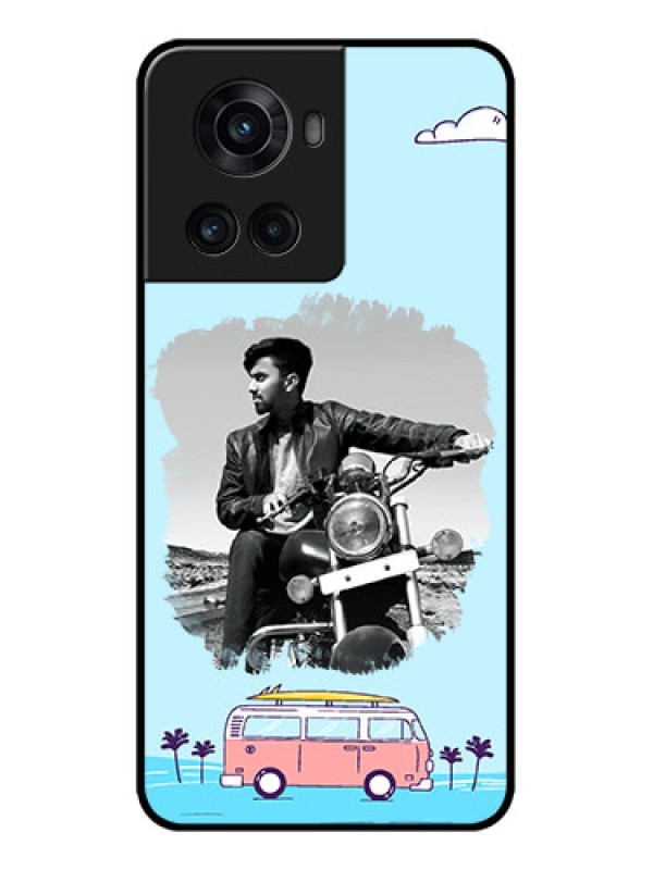 Custom OnePlus 10R 5G Custom Metal Phone CaseTravel and Adventure Design