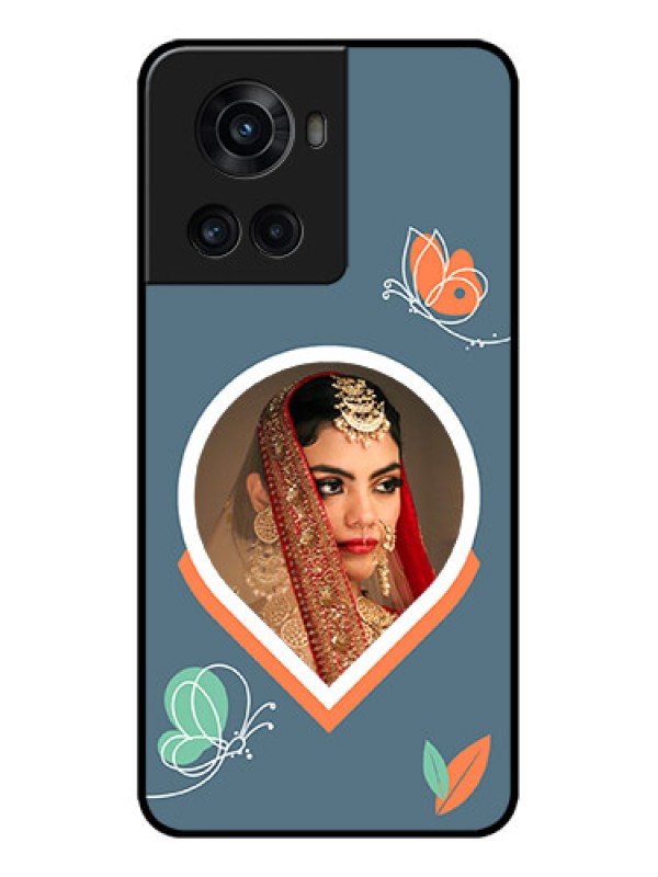 Custom OnePlus 10R 5G Custom Metal Phone CaseDroplet Butterflies Design