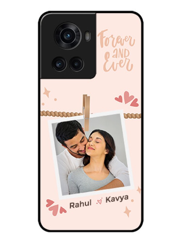 Custom OnePlus 10R 5G Custom Metal Phone CaseForever And Ever Love Design